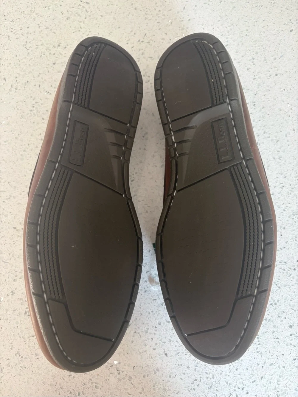 L.L.Bean Men’s Handsewn Camp Mocs Size 8.5 W (EE) Cactus Leather NWT